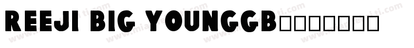 reeji big younggb2字体转换